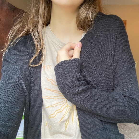 Divided Sweaters - Black cardigan